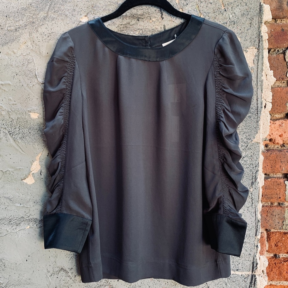 Mint  Jodi Arnold silk blouse
